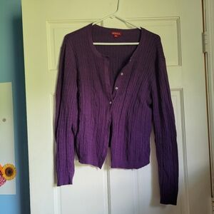 Purple Cardigan